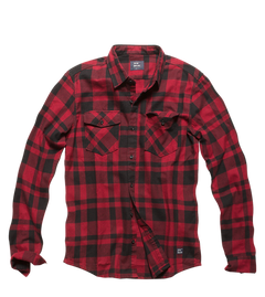 Vintage Industries Austin camicia, red check