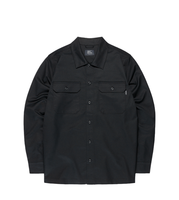 Vintage Industries Harris camicia, nera