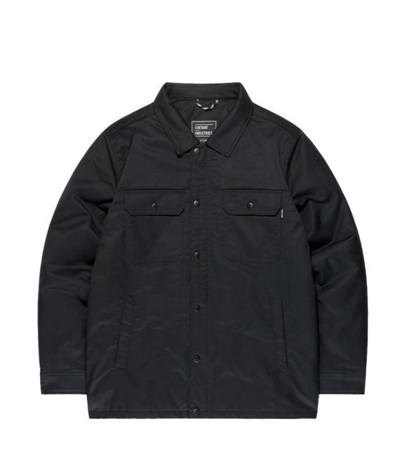 Vintage Industries Hendrix giacca camicia, nera