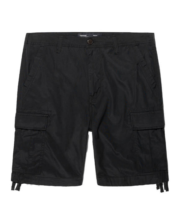 Vintage Industries Davis pantaloncini, nero