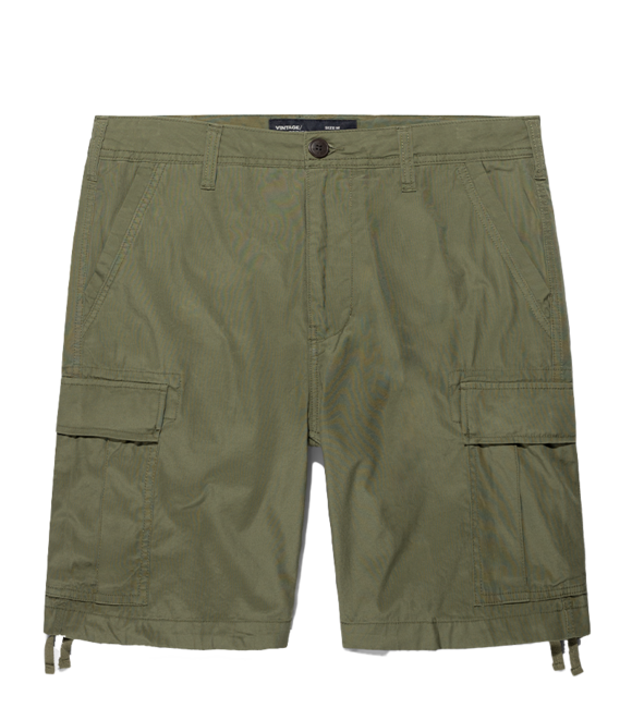 Vintage Industries Pantaloncini Davis delle Industrie Vintage, olive drab