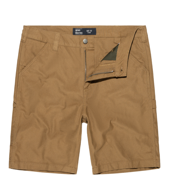 Vintage Industries Dayton pantaloncini, dark tan