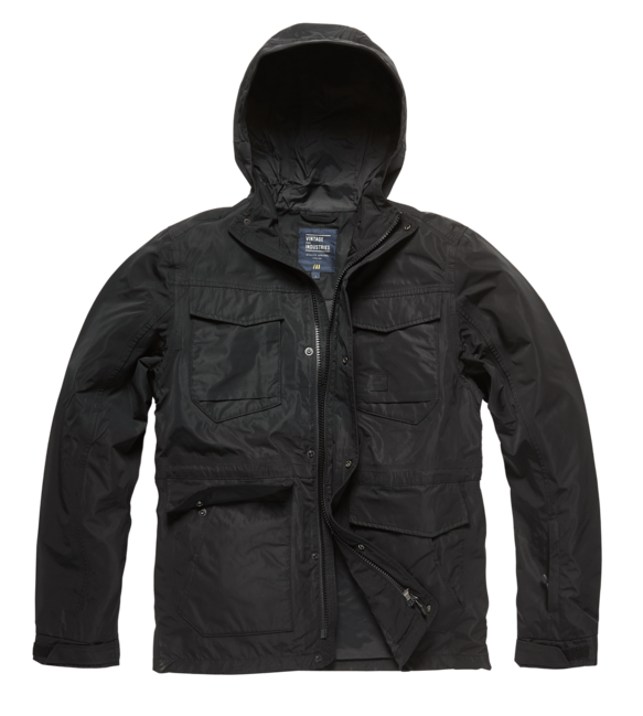 Vintage Industries Levin giacca, nera
