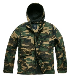 Vintage Industries Levin giacca, Woodland camo