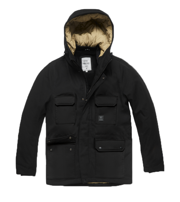 Vintage Industries Miles giacca, nera