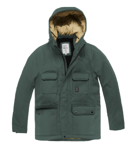 Vintage Industries Miles giacca, grigia pietra