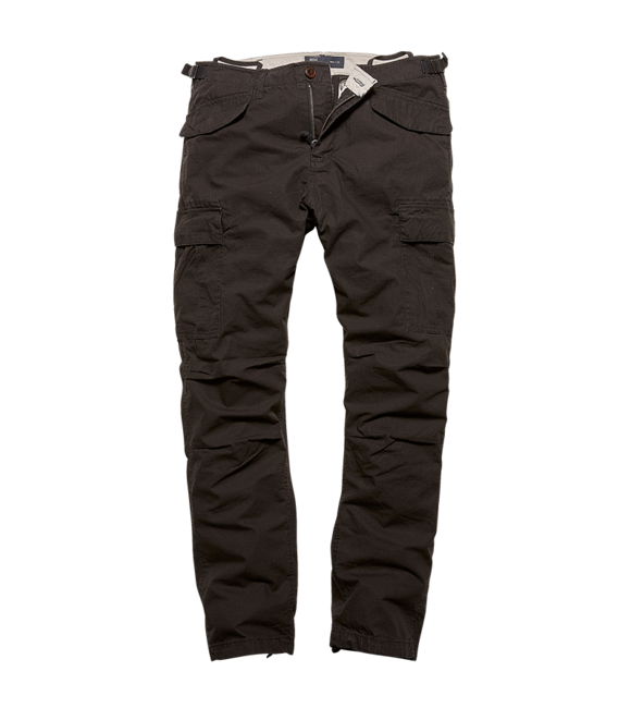 Vintage Industries Miller M65 pantaloni, neri
