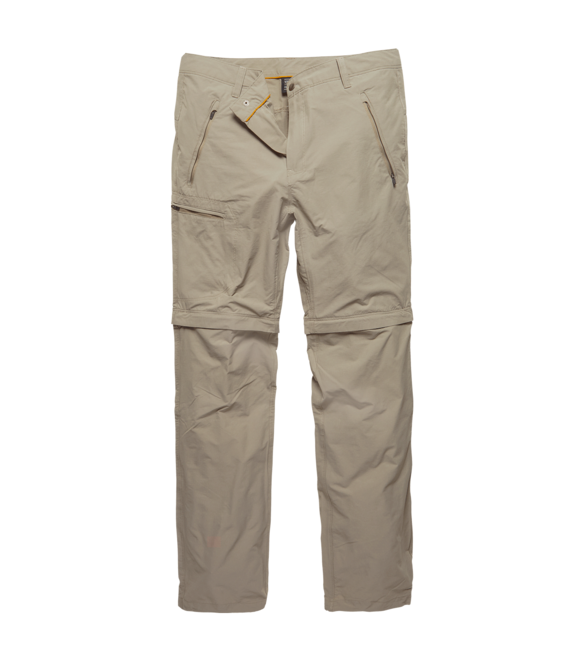 Vintage Industries Minford pantaloni tecnici con zip 2 in 1, beige