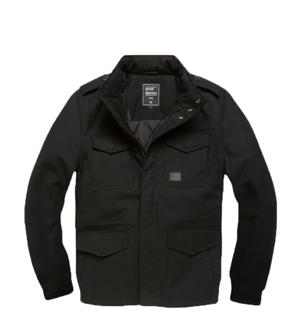 Vintage Industries Brent parka, nero