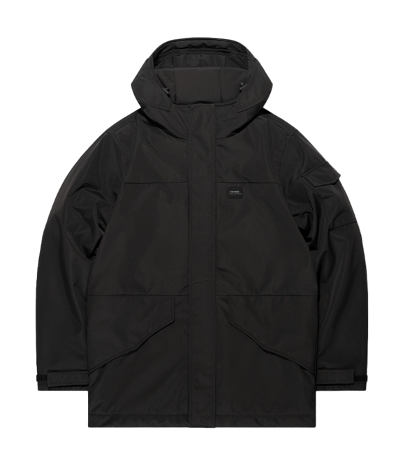 Vintage Industries Oliver parka, nero