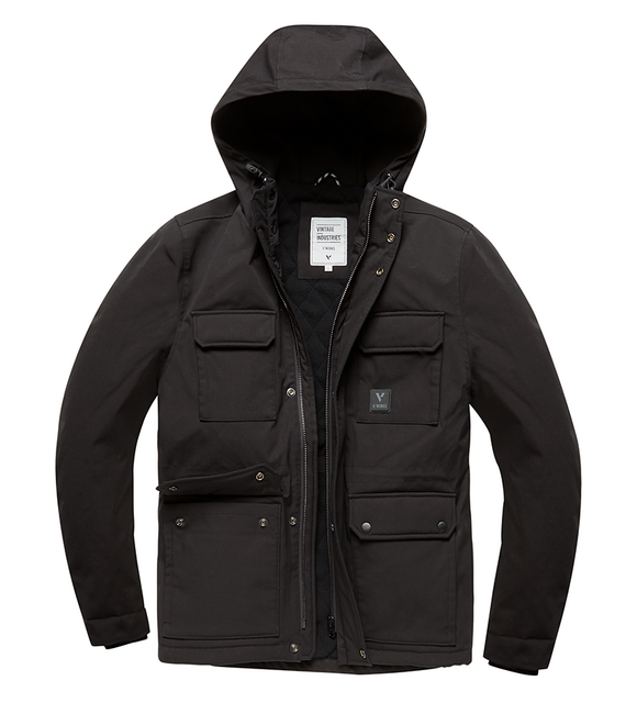 Vintage Industries Winston parka, nero