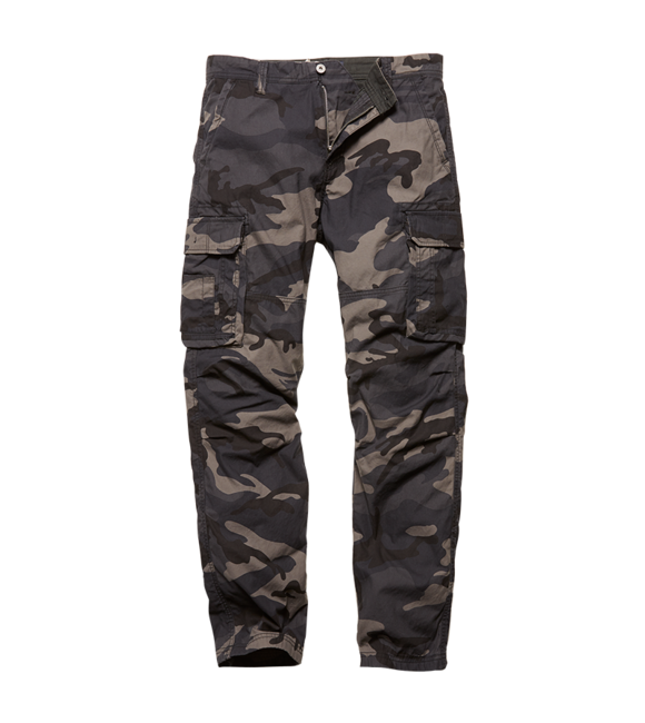 Vintage Industries Reef pantaloni, mimetici scuri