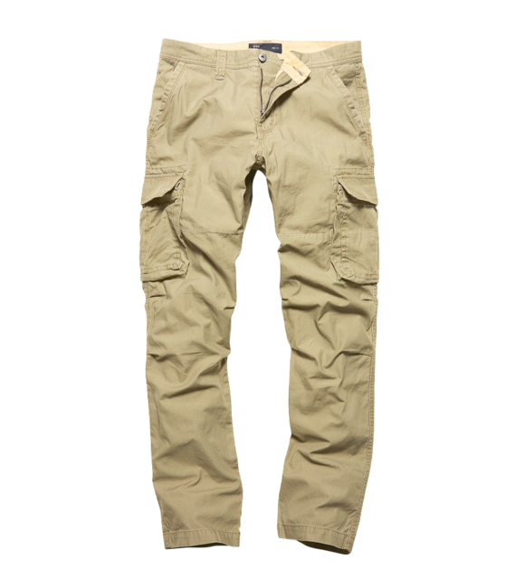 Vintage Industries Reef pantaloni, kaki scuro