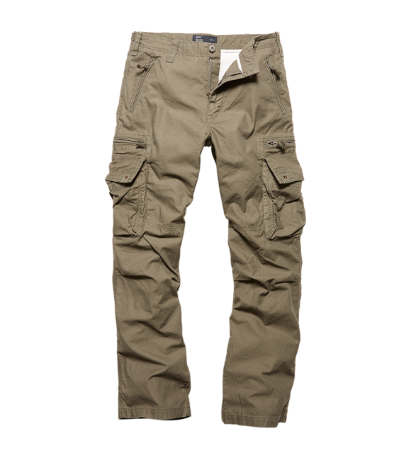Vintage Industries Rico pantaloni, oliva