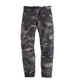 Vintage Industries Ridge cargo jogger trousers, Dark camo
