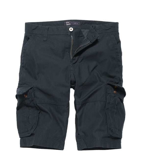 Vintage Industries pantaloni corti da canottaggio, blu navy