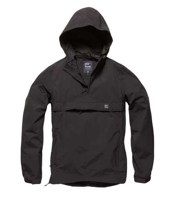 Vintage Industries Shooter Anorak, nero