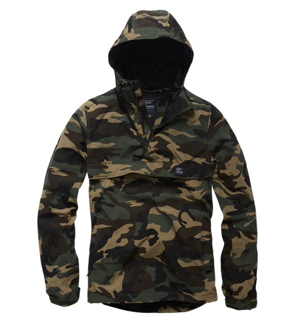 Vintage Industries Shooter giacca di transizione, woodland camo