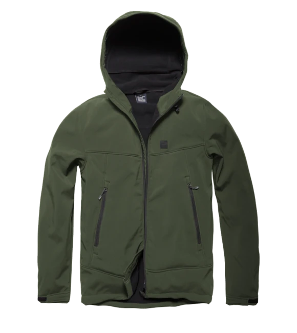 Vintage Industries Alford softshell jacket, graphite