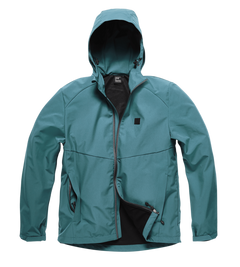Vintage Industries Ather Softshell Jacket, Blue