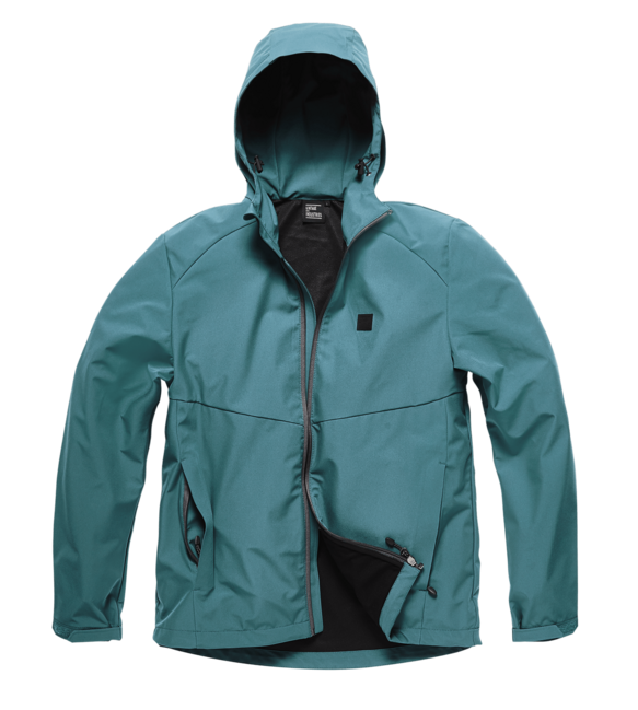 Vintage Industries Ather giacca softshell, blu
