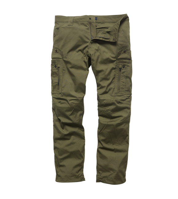 Vintage Industries Blyth, pantaloni tecnici, oliva
