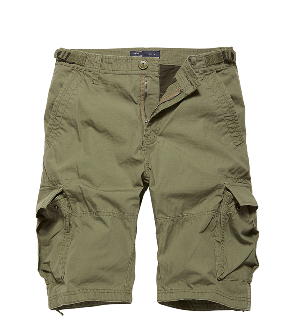 Vintage Industries Terrance pantaloni corti, drappeggio oliva