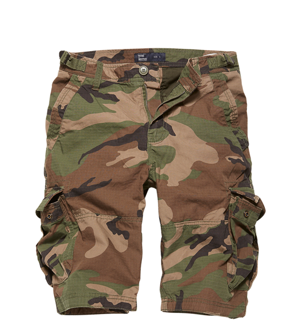 Vintage Industries Terrance pantaloni corti, terra di bosco