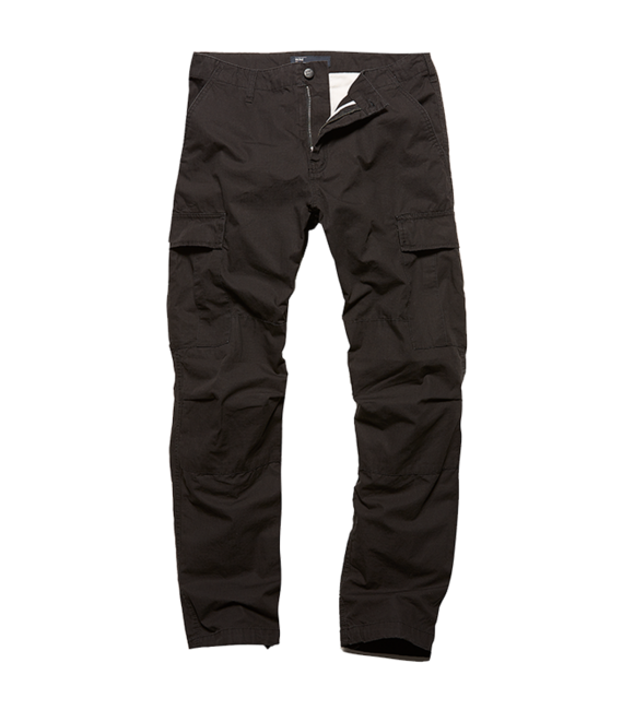 Vintage Industries Tyrone pantaloni bdu, neri
