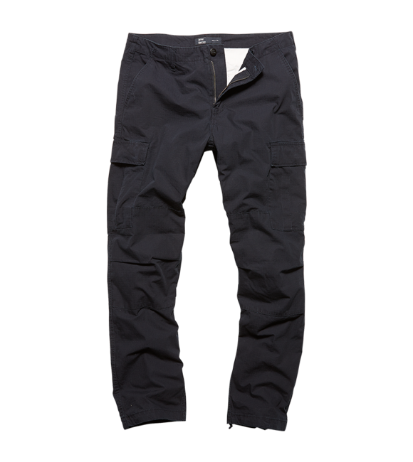 Vintage Industries Tyrone pantaloni bdu, blu scuro