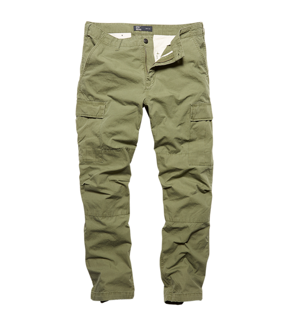 Vintage Industries Tyrone pantaloni bdu, dracme d'oliva