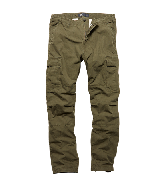 Vintage Industries Tyrone pantaloni BDU, oliva scura