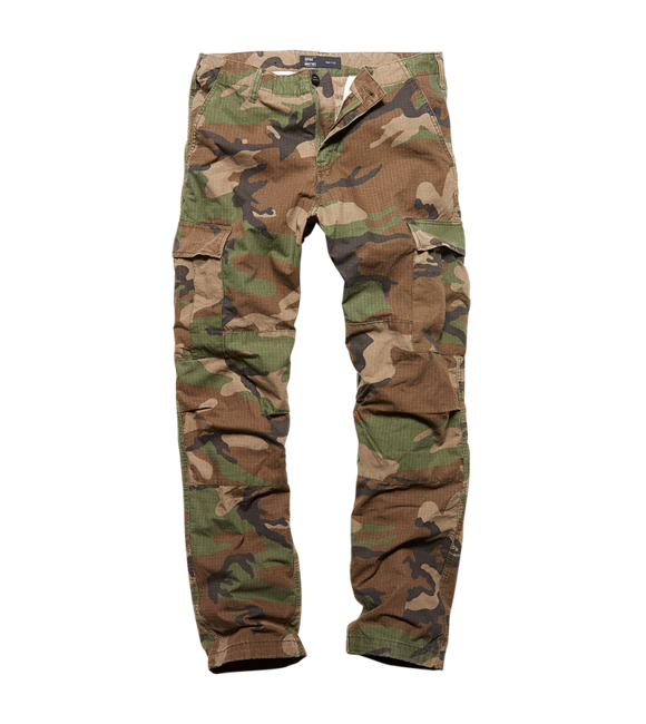 Vintage Industries Tyrone pantaloni BDU, terra di bosco