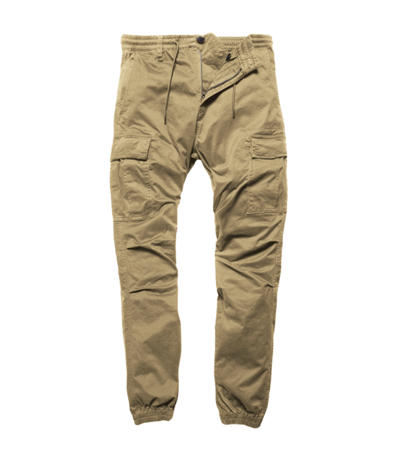 Vintage Industries Vince pantaloni cargo jogger, kaki scuro