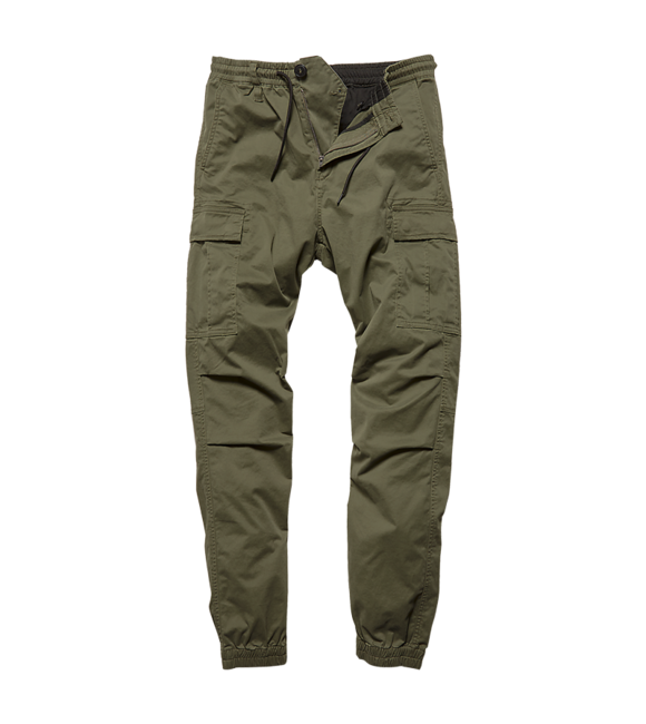 Vintage Industries Vince pantaloni cargo jogger, salvia oliva