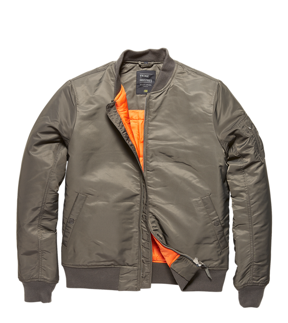 Vintage Industries Westford MA1 bomber replica grigio