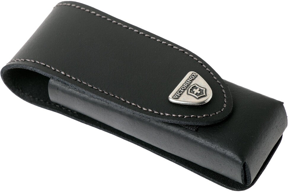 Victorinox custodia in pelle - lunga fino a 111mm, nera