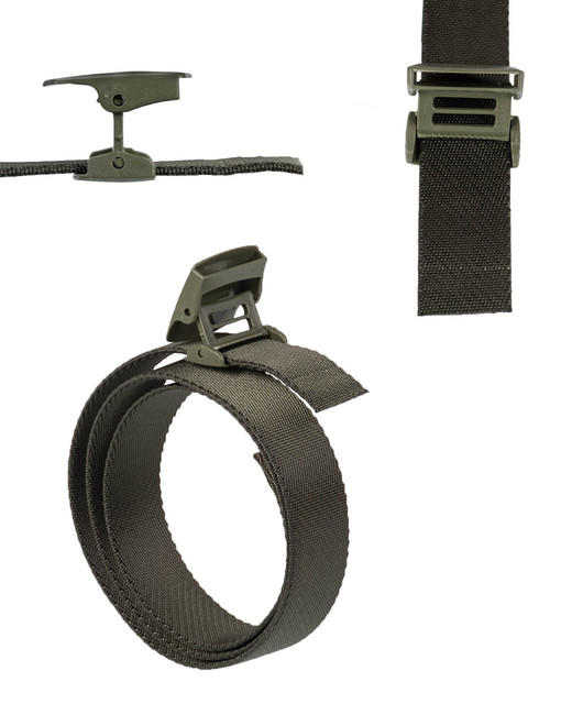 Mil-Tec Quick cintura con fibbia in plastica 3,8cm, oliva