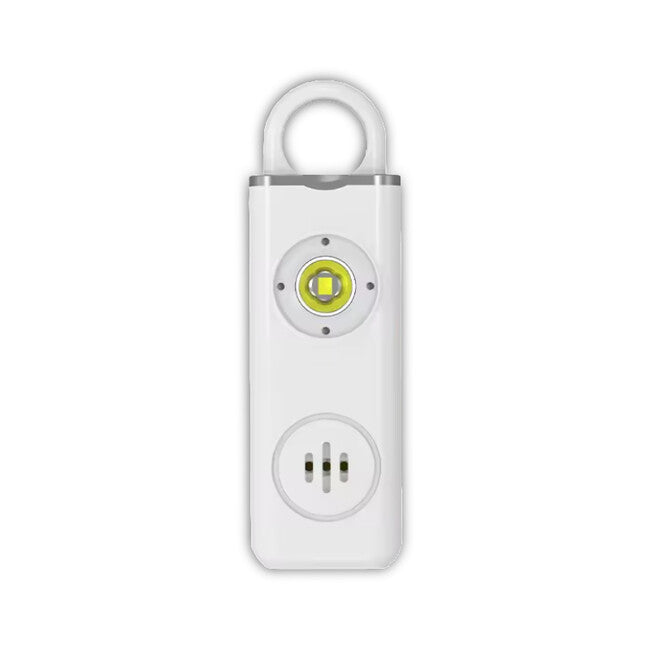W&G SHIELD SOS allarme personale con luce LED e linguetta di attivazione, bianco
