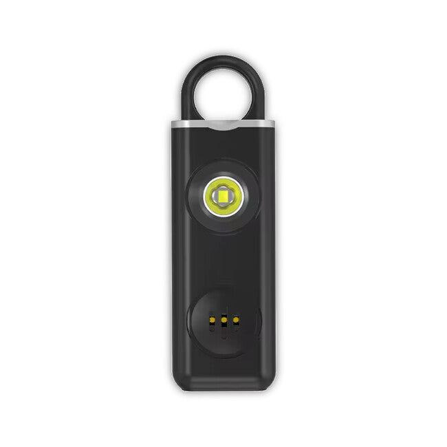W&G SHIELD allarme personale con luce LED e linguetta di attivazione, nero