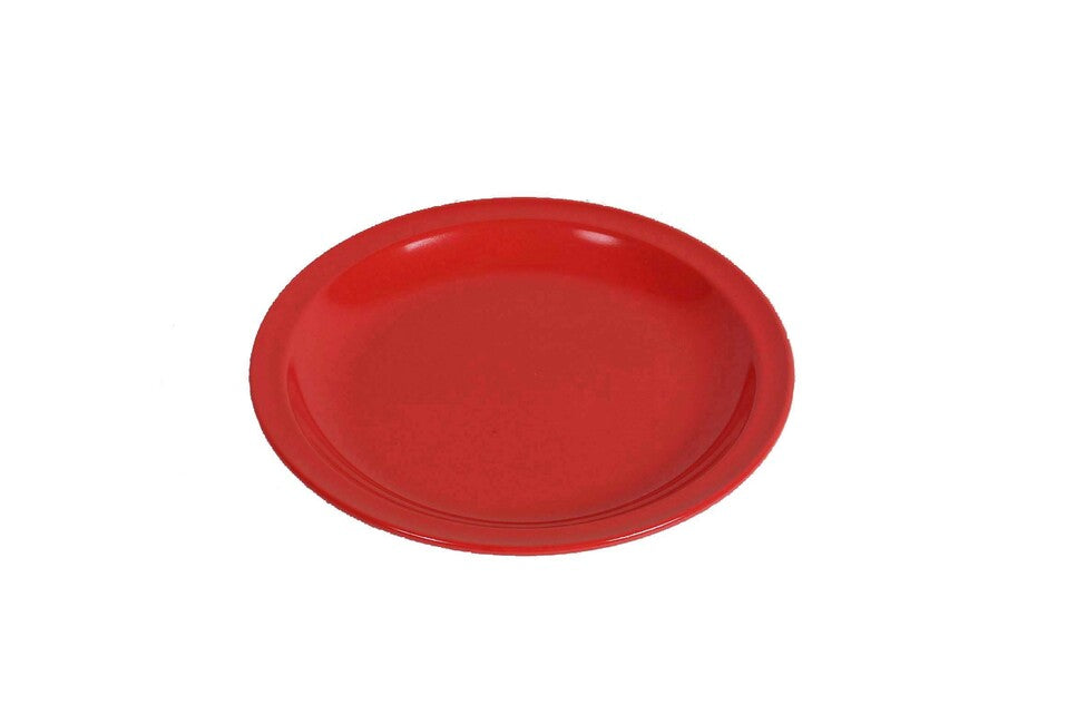 Waca Piatto da dessert in melamina diametro 19,5 cm, rosso