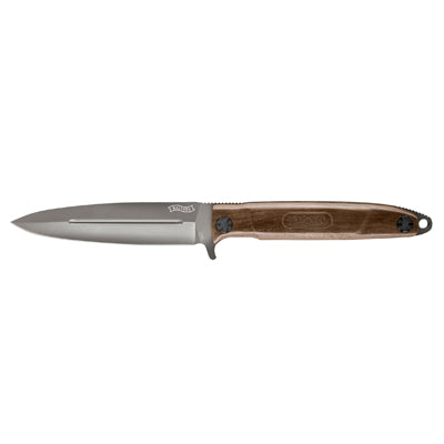 Walther BWK 3 coltello legno blu punta di lancia noce