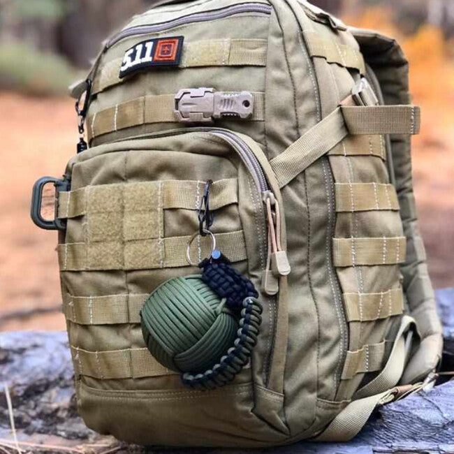 WARAGOD Menel kit di sopravvivenza in paracord, mimetico coyote