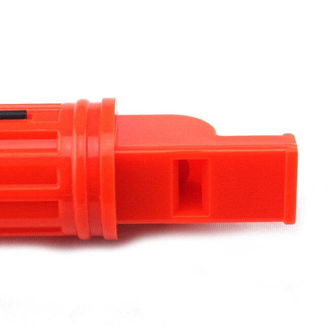 WARAGOD Multifunctional Emergency Whistle 5 in 1 Blast, Orange