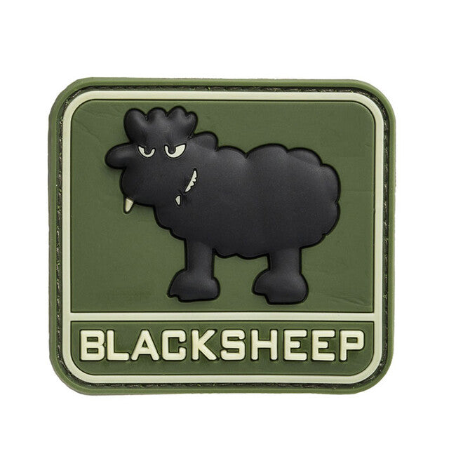 WARAGOD Toppa 3D foresta BLACKSHEEP 6x5,5 cm, blacksheep