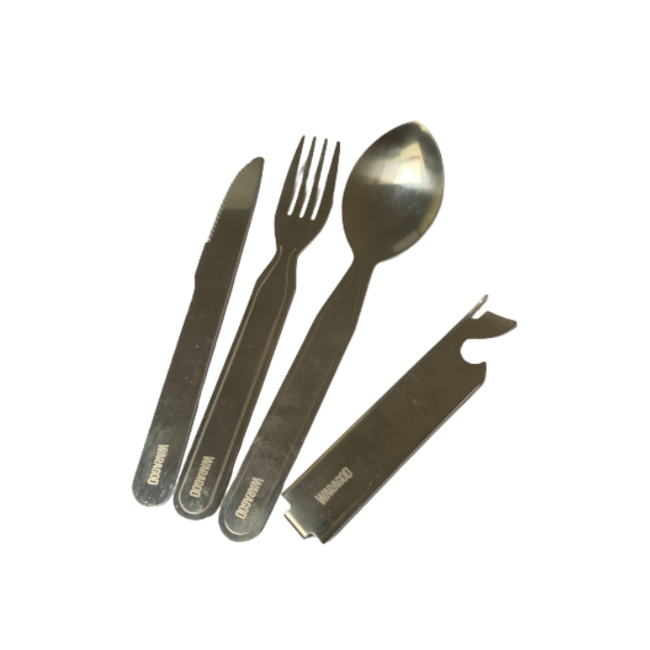 WARAGOD 4 pezzi posate in acciaio inox