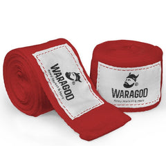 WARAGOD boxerské bandáže 3,5m, červené
