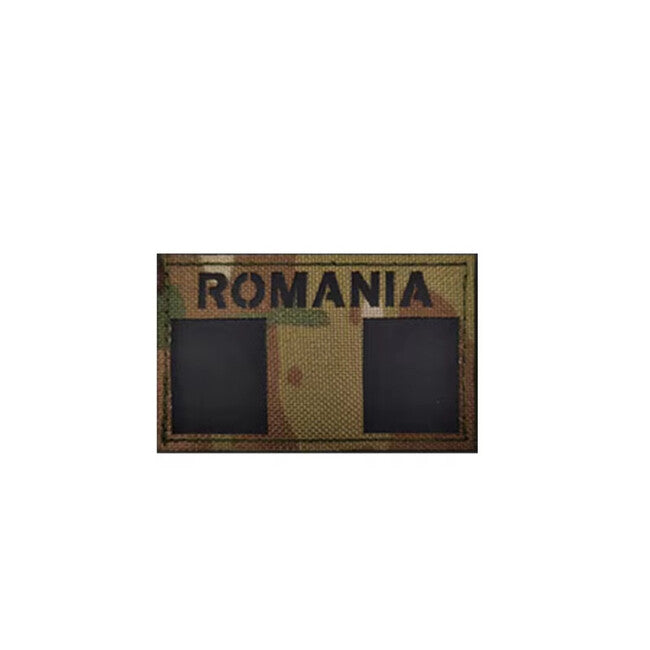 WARAGOD Cp toppa mimetica con bandiera del paese, romania
