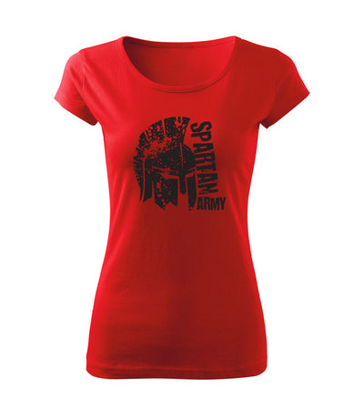 T-shirt a Maniche Corte Spartan Army da Donna