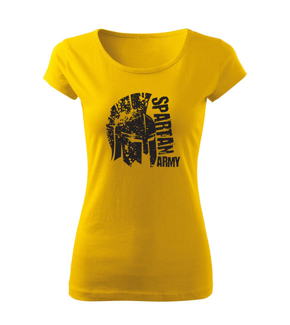 DRAGOWA León t-shirt corta da donna giallo 150g/m2